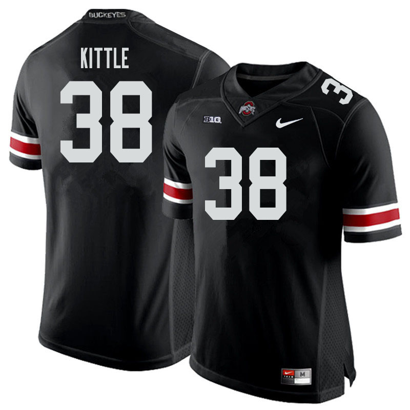 Men #38 Cameron Kittle Ohio State Buckeyes College Football Jerseys Sale-Black